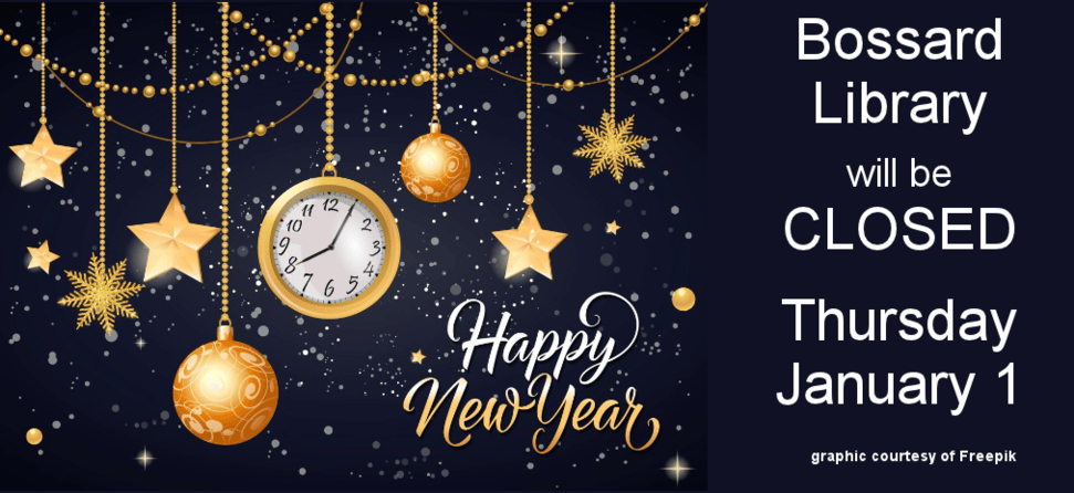 2026 New Year's Day closing