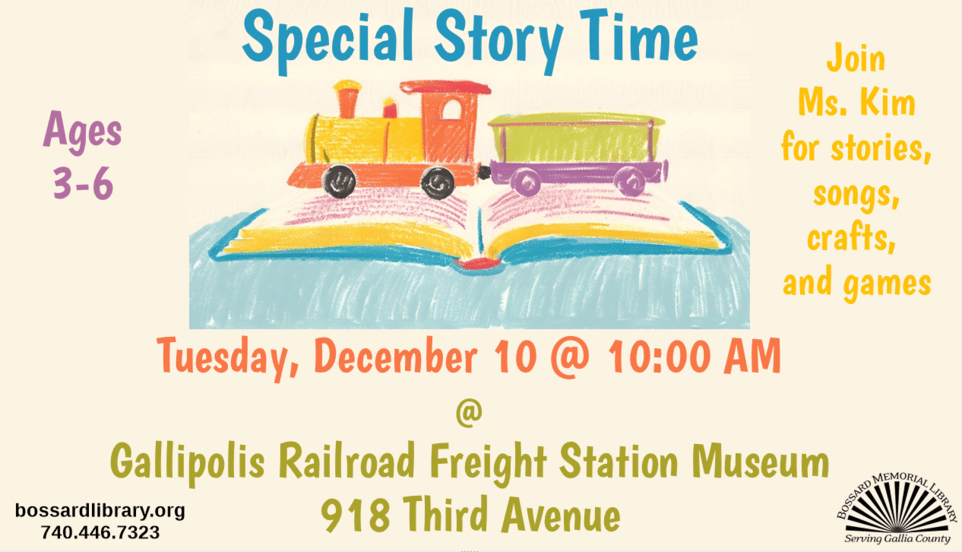 Storytime at Railroad Museum
